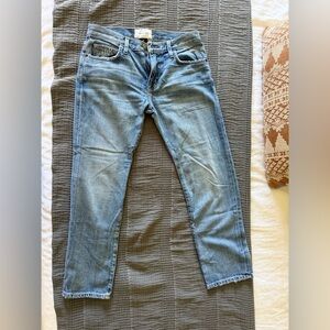 Current/Elliott Women's Blue Boyfriend Jeans